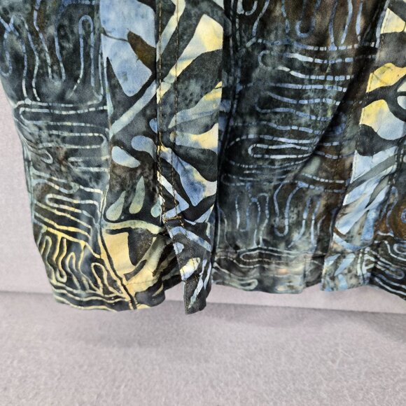 Johari West Natural Leisure Wear Short Sleeve Button Up, Men's, 2XL, Hawaiian - Picture 5 of 8